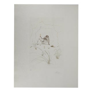 Salvador Dali, Nude, Brother Ogrin, The Hermit, 1970, Engraving For Sale