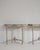 19th Century France Louis XVI Antique White Wood Console Table For Sale - Image 9 of 11