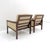 Set of Two Illum Wikkelsø “Capella” Chairs in Rosewood, 1950 For Sale In Los Angeles - Image 6 of 10
