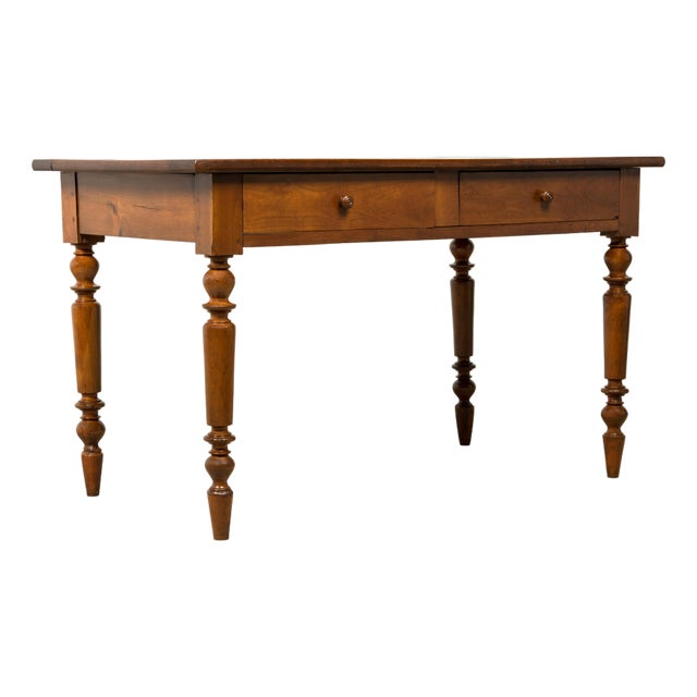 Mid-19th Century French Louis Philippe Walnut Writing Table For Sale