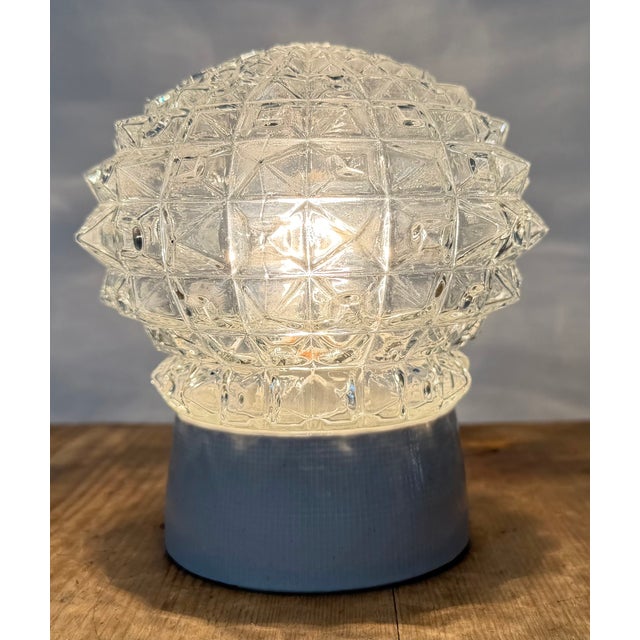 Vintage White Porcelain Ceiling Light, 1970s For Sale - Image 13 of 14