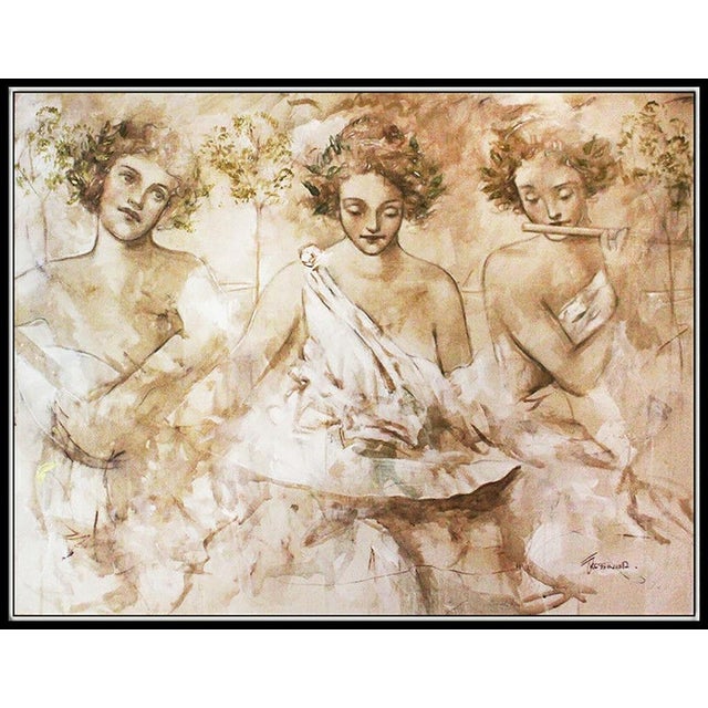 Neoclassical Late 20th Century Summer Field, Francois Fressinier For Sale - Image 3 of 6