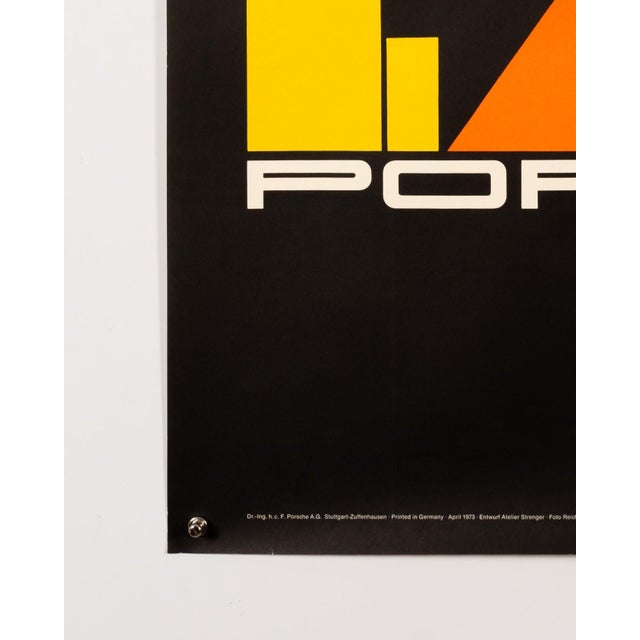 Interseries Nürburgring Porsche Poster by Atelier Strenger, 1973 For Sale - Image 6 of 9