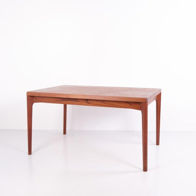 Wood Vintage Teak Dining Table by Henry Kjærnulf, 1960s For Sale - Image 7 of 12