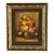 Vintage Signed Floral Still Life Painting, Cox- Yellow and Orange Roses in Gold-Toned Frame For Sale