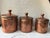 Vintage Copper Canister Containers- Set of 3 For Sale - Image 4 of 13