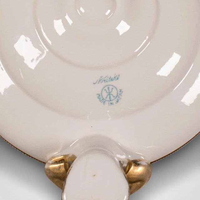 1920's Antique Decorative Footed Bowl For Sale - Image 12 of 12