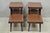 Mid-Century Modern Vintage Mid Century Modern Two Tier Step Walnut Laminate Spindle End Table, Pair For Sale - Image 3 of 15