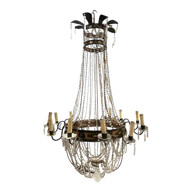 18th Century Tuscan Empire Chandelier For Sale