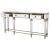 Silver Celeste Mirrored Console Table, Silver For Sale - Image 8 of 11