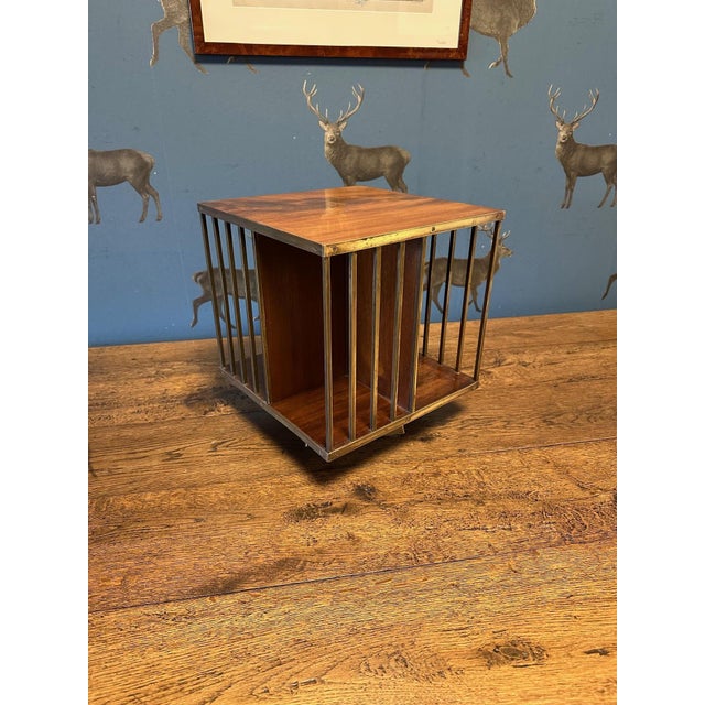 Small Antique Revolving Bookcase, 1890s For Sale - Image 6 of 8