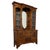 Metal Early 20th Century English Art Nouveau Oak Dresser with Bevelled Mirror For Sale - Image 7 of 14