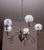 Stunning La Murrina Murano chandelier with 5 light points. The structure of the chandelier is nickel-plated silver, the...