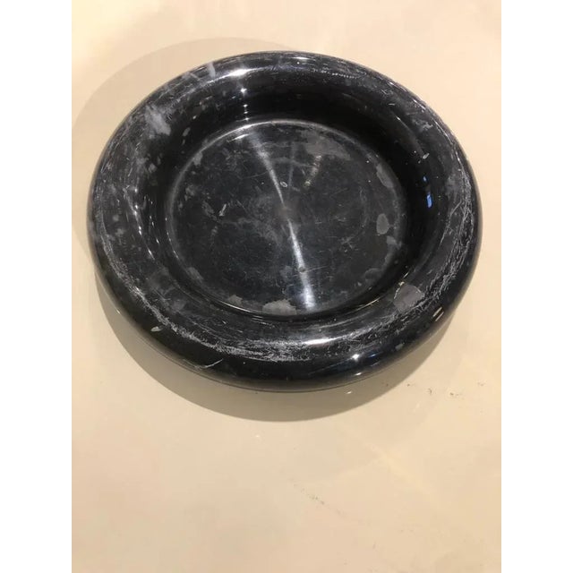 1960s Mid-Century Modern Italian Ashtray in Black Marble by Angelo Mangiarotti, 1967 For Sale - Image 5 of 9