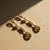Not Yet Made - Made To Order Citrine & Pearl Drop Earrings Studs, Silver, Gold, Pair For Sale - Image 5 of 7