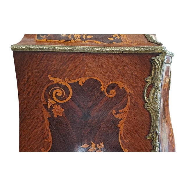 French Napoleon III Rosewood Secretaire with Inlays For Sale - Image 12 of 18