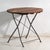 Antique Folding Garden Table in Wood and Iron, Central Europe, 1950 For Sale - Image 11 of 11