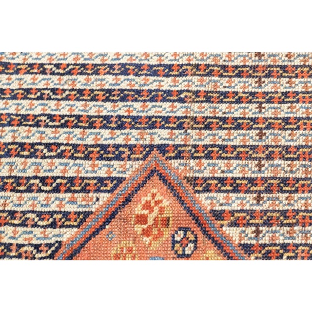Antique Khamseh Rug 6'4'' x 15'9'' For Sale - Image 12 of 12