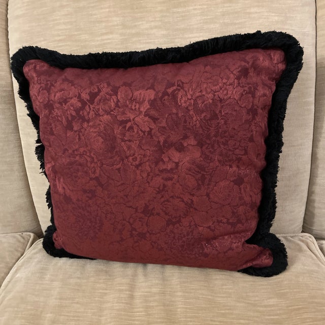 Late 20th Century Hand Painted Staffordshire Dog Pillow For Sale - Image 4 of 4