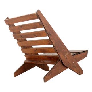 Scissor Lounge Chair, 1970s For Sale