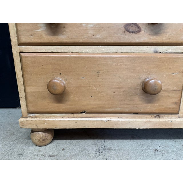 Brown 19th Century Pine Dresser, 1880 For Sale - Image 8 of 13