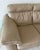 2010s Natuzzi Editions Mocha Colored Leather Sofa For Sale - Image 5 of 11
