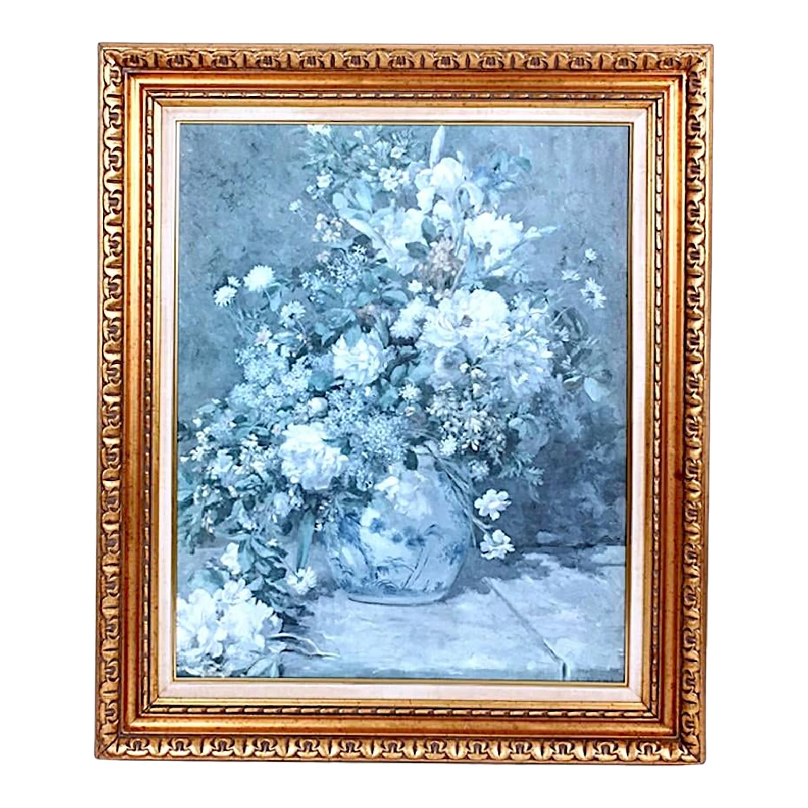 1970s Giltwood Framed Lithograph 
