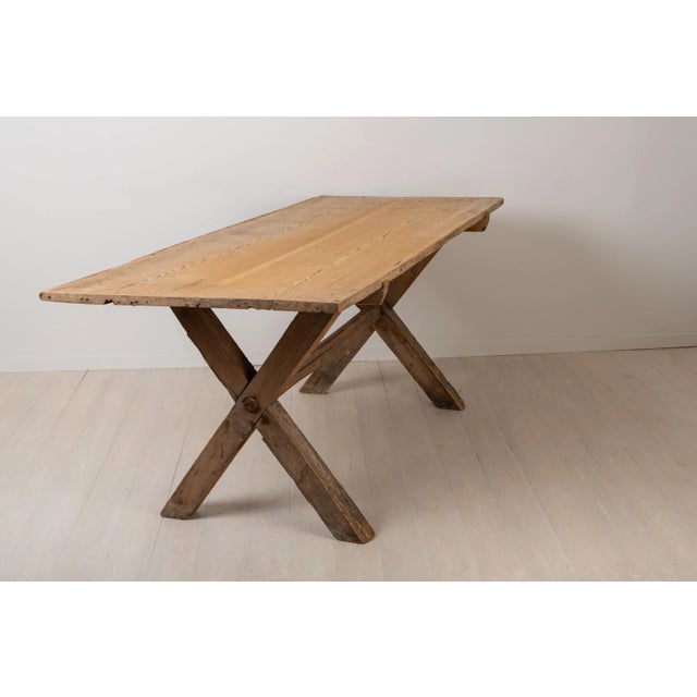 Large 18th Century Swedish Pine Table For Sale - Image 5 of 16