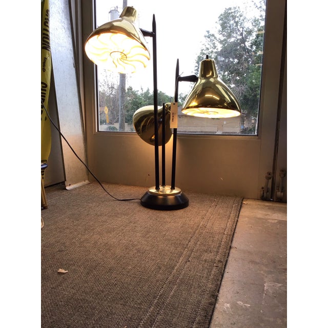 Mid-Century Modern Thurston Triennial Gold Table Lamp, Circa 1960s For Sale - Image 9 of 10