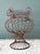 Chocolate Vintage Sculptural Metal Urn For Sale - Image 8 of 12