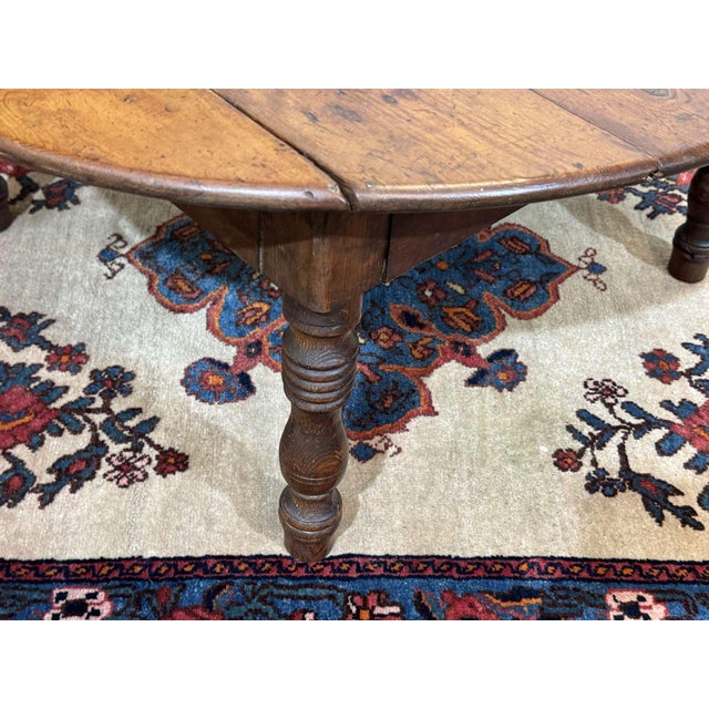 Antique Oval Fir Coffee Table, 1900s For Sale - Image 6 of 11