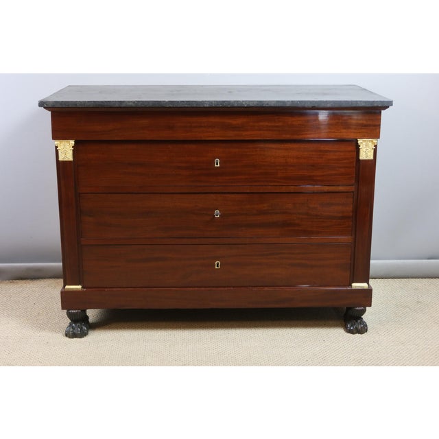 Mahogany Chest of Drawers from Jean Baptiste Gamichon For Sale - Image 13 of 13