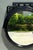 Vintage Black Lacquered Fretwork Round Wall Mirror For Sale - Image 13 of 16