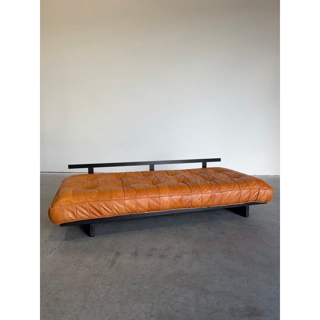 Vintage 1970's De Sede Attrb Ds 80 Patchwork Leather Daybed For Sale In Tampa - Image 6 of 12