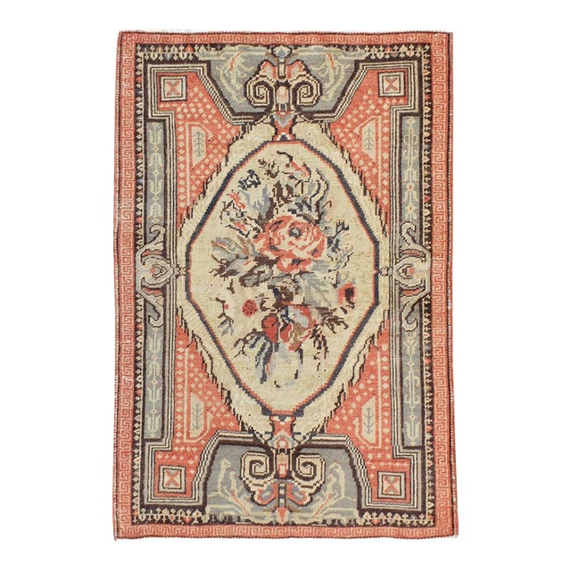 Galerie Shabab Collection Early 20th Century Turkish Ghourdes Accent Rug For Sale
