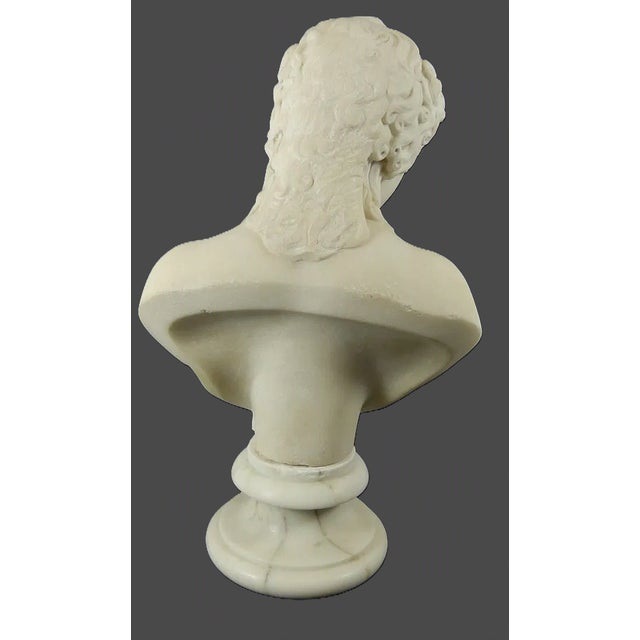 Grand Tour Italian Grand Tour Carrara Marble Bust of Eros of Centocelle For Sale - Image 3 of 6