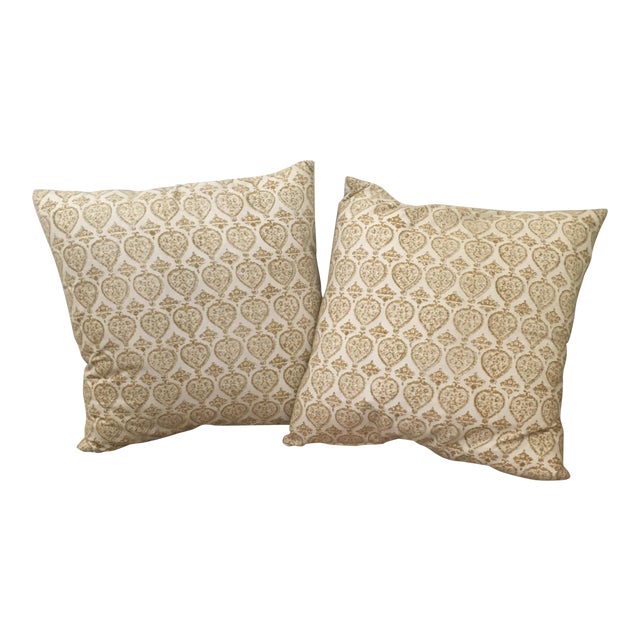 Pair Les Indiennes Marigold Pillows A Pair Chairish