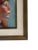 Contemporary Framed Vintage Oil on Canvas Portrait of Woman Wearing a Scarf, Circa 1978 Signed For Sale - Image 3 of 10
