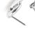 Metal Tiffany & Co. Elsa Peretti Endless Infinity Silver Omega Back Clip on Earrings For Sale - Image 7 of 8
