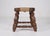 Turned Wood and Straw Fireplace Stools, France, 1960s, Set of 3 For Sale - Image 3 of 8
