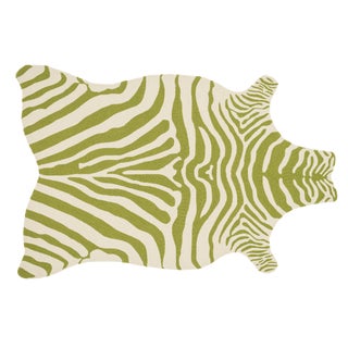 Loloi Rugs Zadie Rug, Green / Ivory - 5'0"x7'6" For Sale