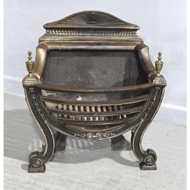 Black English Regency Cast Grate, 1920 For Sale - Image 8 of 8