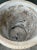 Vintage Cement Swag Embellished Planters - Pair For Sale - Image 9 of 12