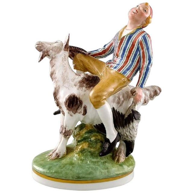 Ceramic Porcelain Figure Clumsy Hans from Royal Copenhagen, 20th Century For Sale - Image 7 of 7