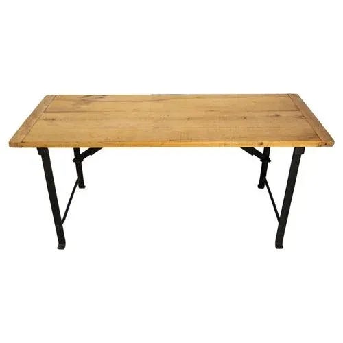 French midcentury coffee table very simple and convenient. The type of manufacturing enhances the materials. In good...