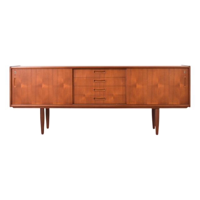Mid-Century Danish Teak Sideboard, 1960s For Sale