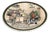 Large Dr Johnson Cheshire Cheese Wall Plate from Royal Doulton For Sale