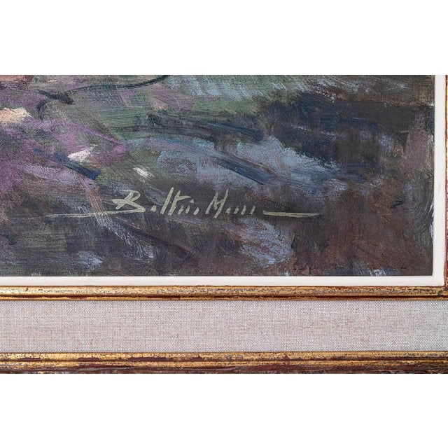 Post-Impressionist Artist, Harvesting the Crop, Large Oil Painting, Framed For Sale - Image 8 of 10