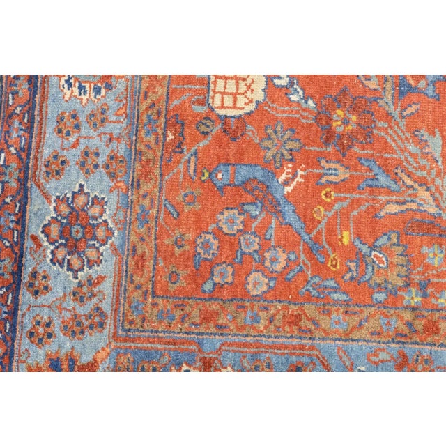 Late 18th Century Fine Antique Persian Malayer Rug 4'7'' X 6'1'' For Sale - Image 5 of 8