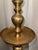 Metal Monumental 49.5" Vintage Moroccan Brass Floor Candlesticks - A Pair For Sale - Image 7 of 10